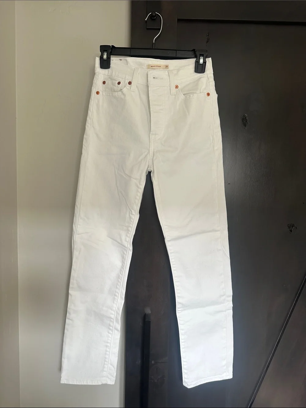 Levi's White Women’s Straight Jeans